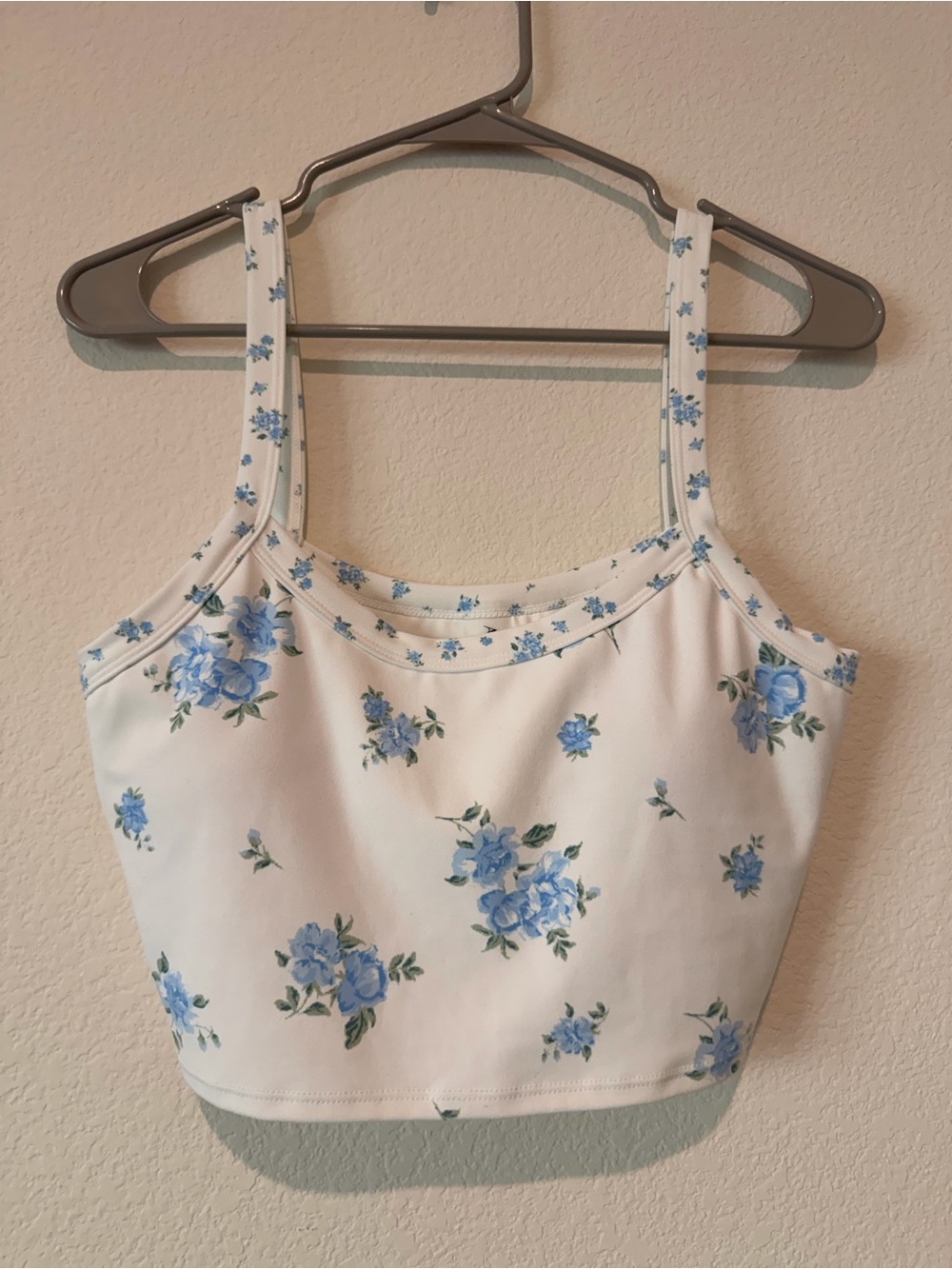Altar’d State Serve Floral Tank Top with Blue Roses
